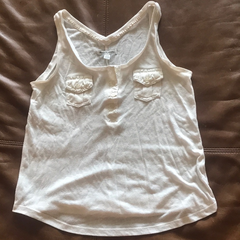 White American eagle tank top